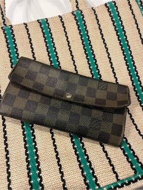 Louis Vuitton Damier Ebene Brown Continental Wallet